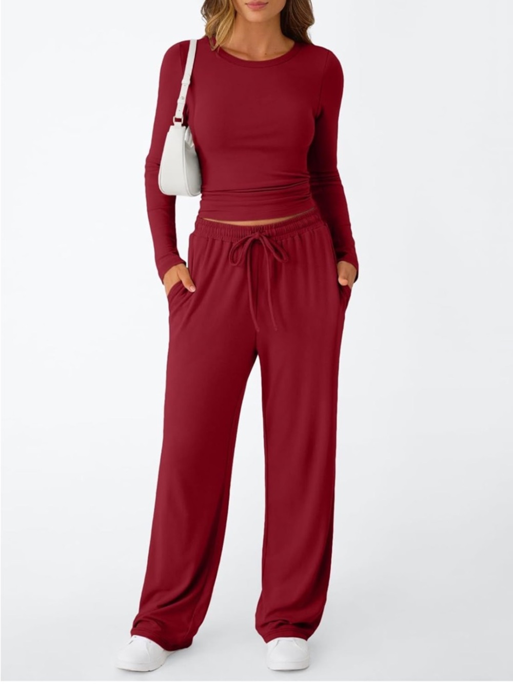 Red Two Piece Lounge Set